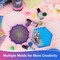 Epoxy Resin Kit for Beginners, 32oz Resin Kit with Coaster Molds, Complete Accessories Include Pigment, Mica Powders, Dried Flowers, Glitter, Measuring Cups and Other Resina Supplie